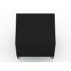 Manhattan Comfort Rockefeller 1.0 Mid-Century- Modern Nightstand with 1-Drawer in Black