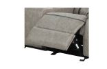 Denali Faux Leather Upholstered Chair Made With Wood Finished in Gray