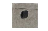 Denali Faux Leather Upholstered Chair Made With Wood Finished in Gray