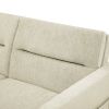 Loveseats Sofa Bed with Pull-out Bed;  Adjsutable Back and Two Arm Pocket