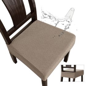 T-type Polyester Waterproof Chair Cover (Option: Grayish Brown-50*50*8)