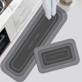 Door Doormat Carpet Strip Suit Wholesale (Option: Gradient Gray-50x160)