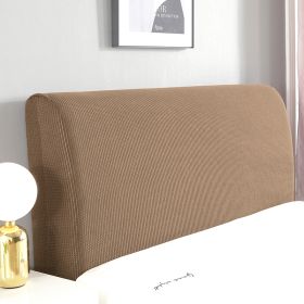 Headcover Cover All-inclusive Universal Dust Bed Back Cushion Cover Cloth (Option: Light offee-120cm)