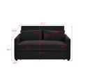 Leisure Loveseat Sofa for Living Room with 2 pillows