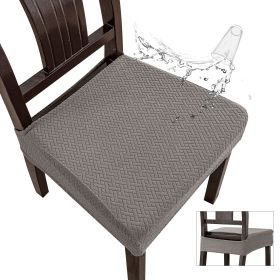 T-type Polyester Waterproof Chair Cover (Option: Light Gray-50*50*8)