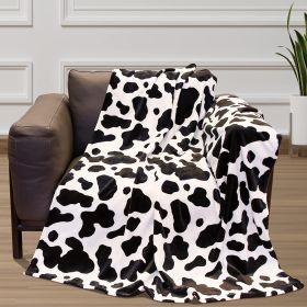 Cow Printing Blanket Digital Flannel (Option: Style 5-100X150)